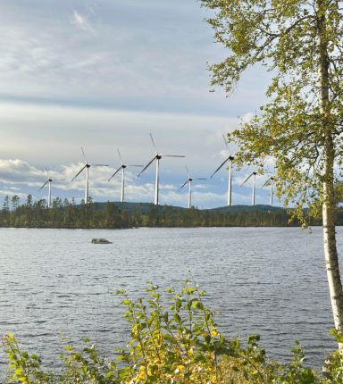 Från vägen utmed storvattnet